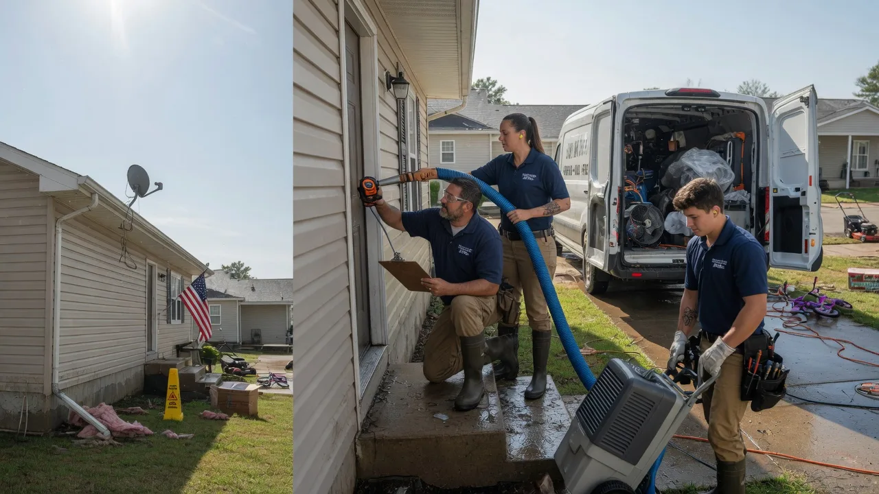 Ceiling Water Damage Restoration in Rockville, NE near me